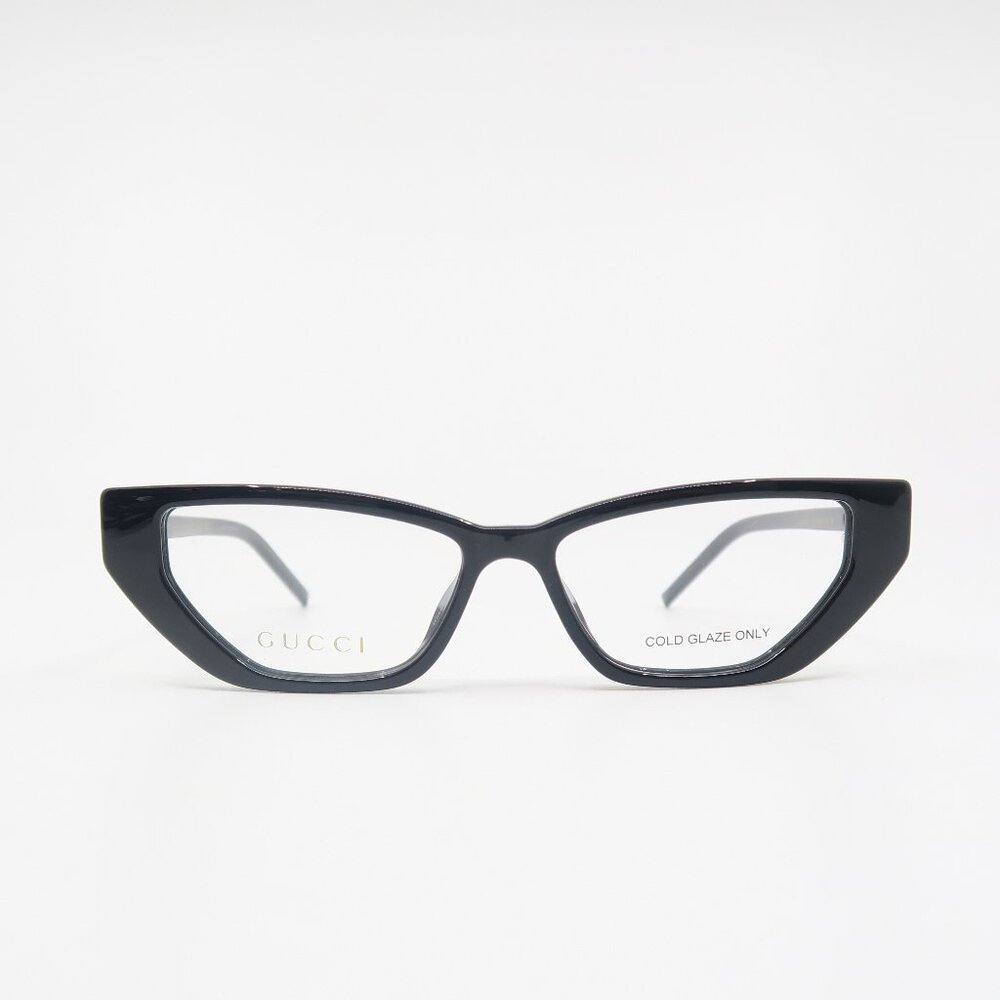 Gucci GG1683O 001 53mm.  Black, Cat Eye, New Women's Eyeglasses. - Picture 2 of 10